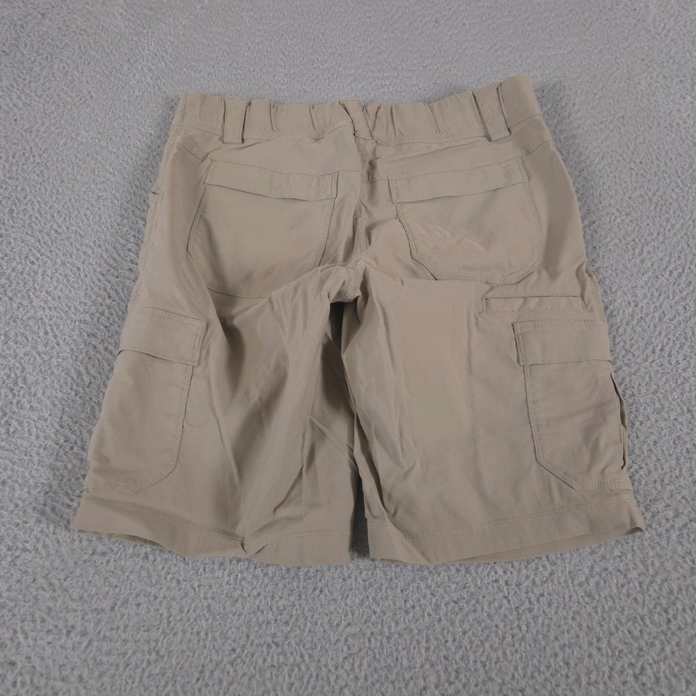 Duluth Trading Co Shorts Womens 8 Tan Dry on the Fly Cargo Stretch Hiking 10" - Picture 8 of 9